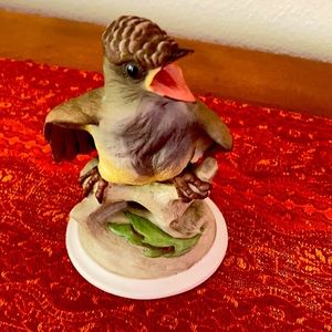 Boehm porcelain bird- Baby created flycatcher